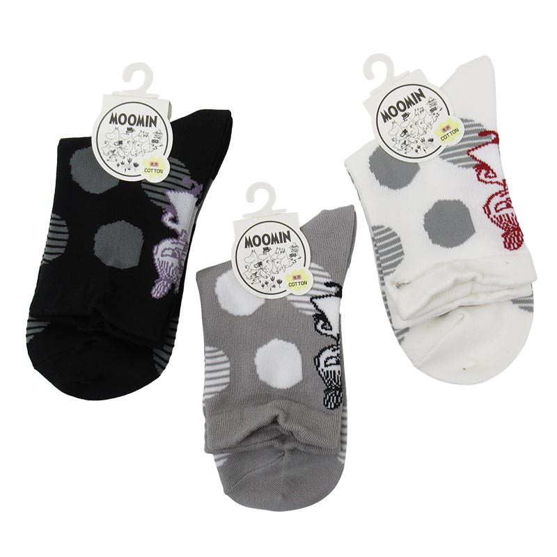 MOOMIN ソックス ミイドット柄